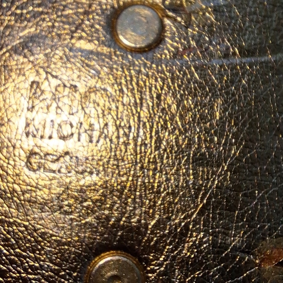 MK Genuine Leather Belt Wide Black Belt Classic Wardrobe Keeper Michael Kors - Picture 11 of 14